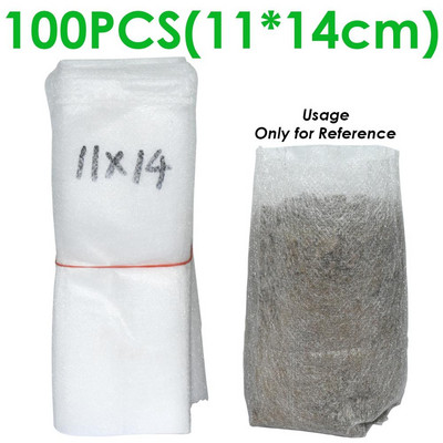 50-100 vnt sodinukų auginimo maišelių audinys augalams Biologiškai skaidus neaustiniai daigynų krepšiai vazonai Ekologiškas vėdinimas šiltnamis