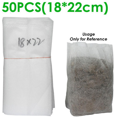 50-100 vnt sodinukų auginimo maišelių audinys augalams Biologiškai skaidus neaustiniai daigynų krepšiai vazonai Ekologiškas vėdinimas šiltnamis