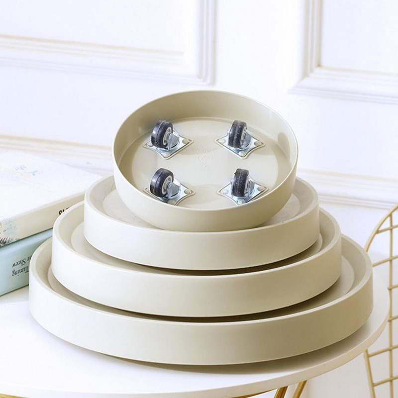 Naudingas augalų padėklas Ekologiškas tvirtas TPR mobiliųjų ratų dizaino augalų padėklas