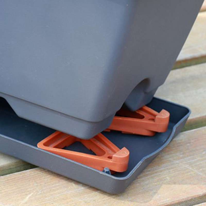 12 τμχ/Σετ Μαξιλαράκι ανύψωσης γλάστρας Ανθεκτικό Πόδια γλάστρας κηπουρικής εξοικονόμησης νερού Τριγωνικό ράφι φυτευτή λουλουδιών για γλάστρα