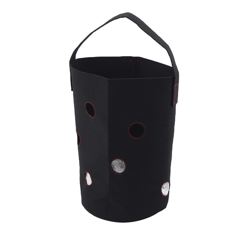 Gėlių daigų sėjamosios augalas braškių pomidorų čili pipirų auginimui Namų sode Veltinio augalo auginimo krepšys medelyno kabantys vazonai