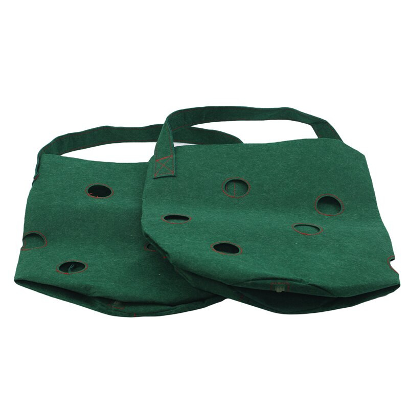 Gėlių daigų sėjamosios augalas braškių pomidorų čili pipirų auginimui Namų sode Veltinio augalo auginimo krepšys medelyno kabantys vazonai