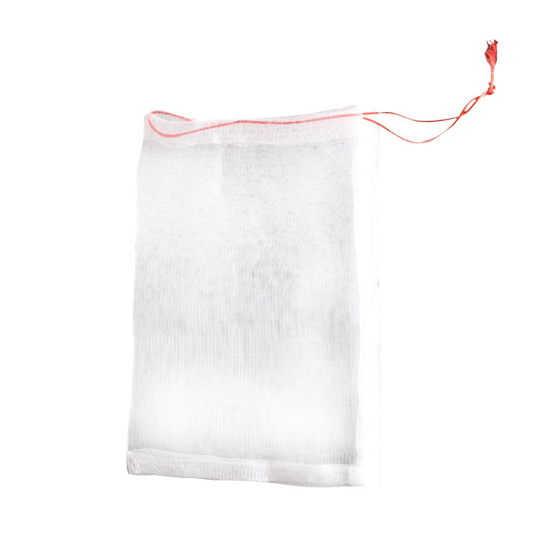 100 vnt. nailoniniai vaisiai apsauginiai maišeliai Augalų Daržovių Daugkartinio naudojimo tinklinis maišelis Vynuogės Obuoliai Kenkėjų kontrolė Kovos su paukščiais sodo reikmenys