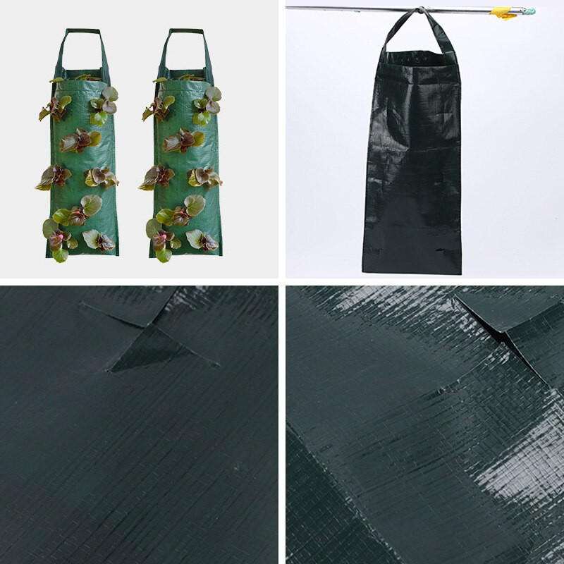 Sodo braškių auginimo maišeliai Šiltnamis