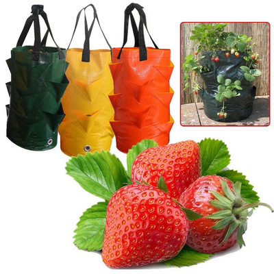 Multi-mouth Container Bag Planter Pouch Plant Growing Pot side for Garden and Vegetable Patch Θερμοκήπιο για Φύτευση