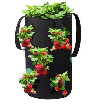 Висящ филц за засаждане на ягоди Плат за контейнер за засаждане Торба Удебелена градинска саксия