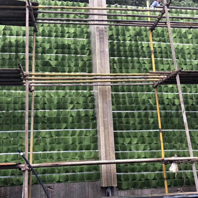 9/12/64 Kišenės Green Grow Krepšiai Sodinamosios Vertikalios Sodo Daržovės Gyvenamas Sodo Krepšys Pakabinamas Sodinamosios Auginimo Krepšiai