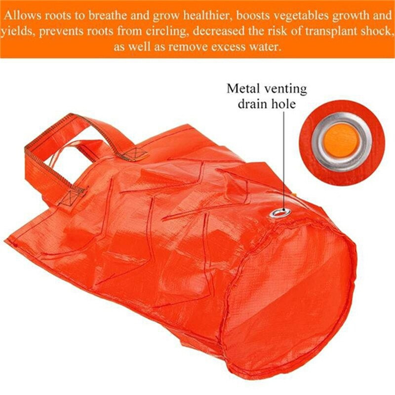Eper ültető cserep Kertészet Virágcserép Kertészet Ültetés Növekedési Táska Hidratáló Légáteresztő Táska Többszájú termesztőtáska