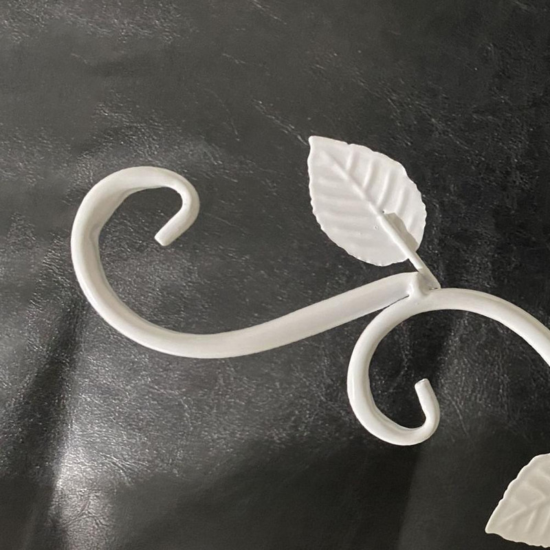 Metalinis augalas gėlių vazono krepšelio kabykla prie sienos kablys Sodo kiemo vartų tvora gėlių vazono kabliukas sodo balkono dekoravimui