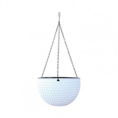 Coș de flori agățat imitație de fagure, autoabsorbție de apă, umeraș pentru plante în aer liber din rășină, accesorii de grădină, ghiveci