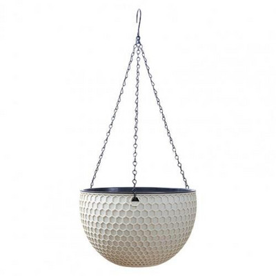 Coș de flori agățat imitație de fagure, autoabsorbție de apă, umeraș pentru plante în aer liber din rășină, accesorii de grădină, ghiveci