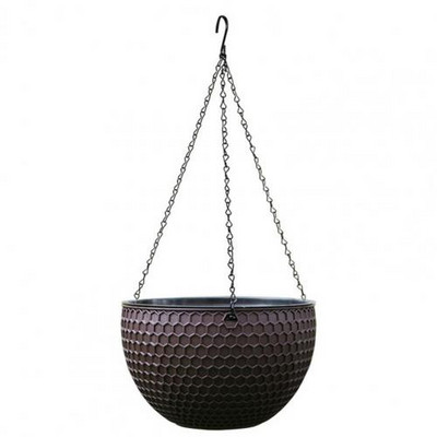 Coș de flori agățat imitație de fagure, autoabsorbție de apă, umeraș pentru plante în aer liber din rășină, accesorii de grădină, ghiveci