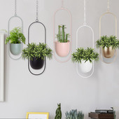 Fém akasztós cserepek akasztó lánc akasztós virágtartó kosár virágcserep láncakasztó lengő virágkosár dekoratív tartó