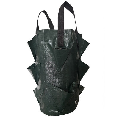 3 galonų braškių augalų auginimo maišelis lauko pomidorų talpyklos maišeliai su įvairiomis burnomis Sodo kabantys gėlių augalų vazonai Sodo reikmenys