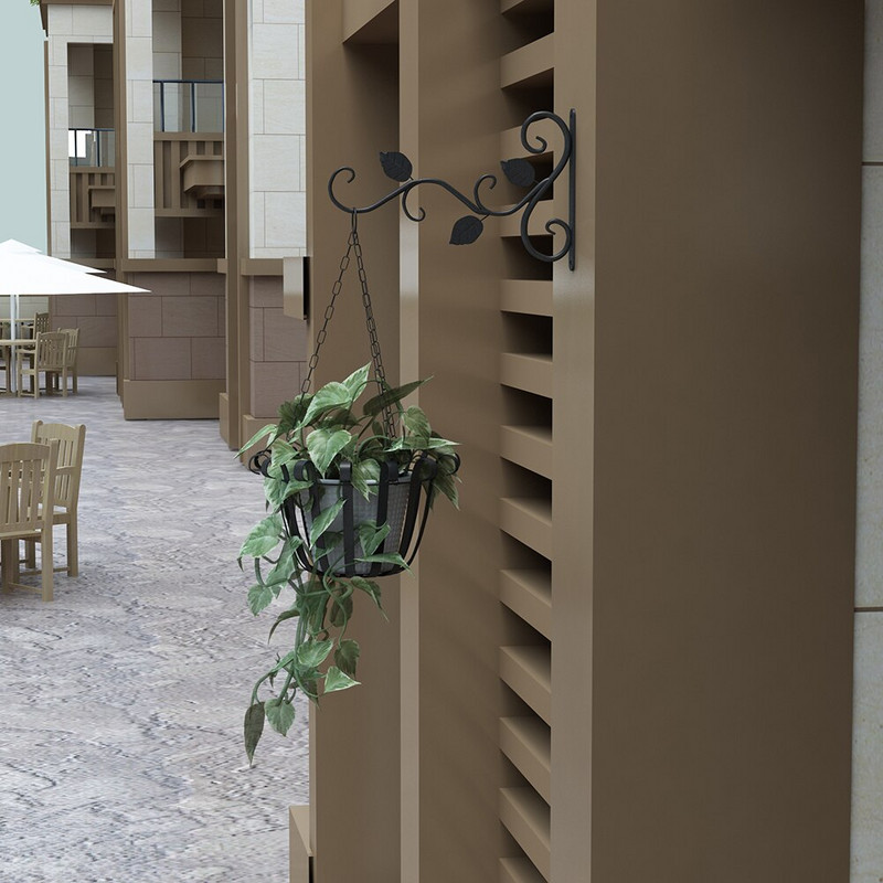 Metallist rauast seinaripp Lillepoti korv riidepuu kett rippuv istutusmasin Lillepott korv rõdu aed kodukaunistus