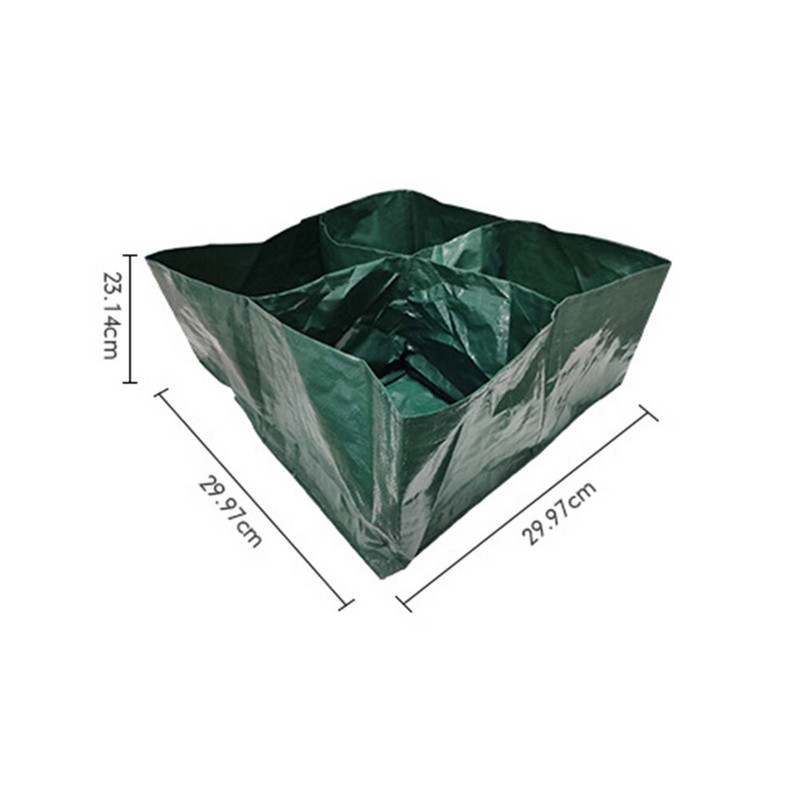 Patul de grădină înălțat Grădinărit în aer liber Sacul de plantare Patul de grădină cu patru grile