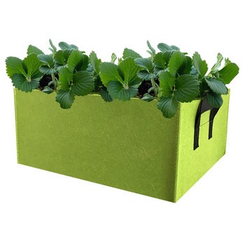 Правоъгълни торби за отглеждане Удебелен нетъкан текстил Контейнери за растения Чанти за сеялки за картофи Морков Лук Таро Репички Фъстъци
