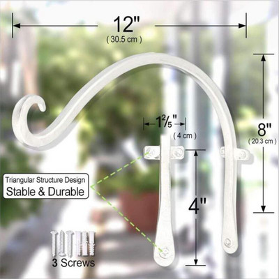 Suport pentru ghiveci pentru agățat de perete nordic Suport pentru plante Suport cârlig Decor pentru balcon