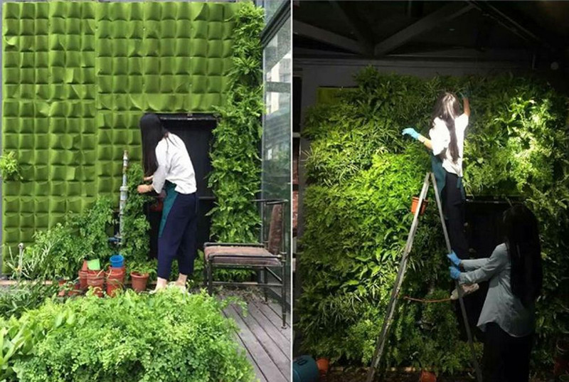 Kūrybingas gėlių vazonas, sukraunamas sieninis vazonas Sodo gėlių vazonai, pakabinami ant sienos vertikalūs sukulentai, vazonai bonsai, namų dekoravimas