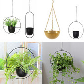 Ghiveci de flori agățat din metal Umeraș de plante nordic pentru agățat pe perete Suport pentru plante Ghivece de grădină Jardiniere Decor pentru balcon Ghiveci pentru plante