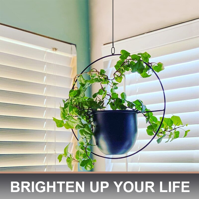 Ghiveci de flori agățat din metal Umeraș de plante nordic pentru agățat pe perete Suport pentru plante Ghivece de grădină Jardiniere Decor pentru balcon Ghiveci pentru plante