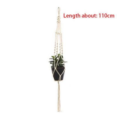Coșuri agățate pentru plante de macrame, lucrate manual Suport pentru ghivece, balcon, curte, grădină, decorare perete, cuier pentru plante