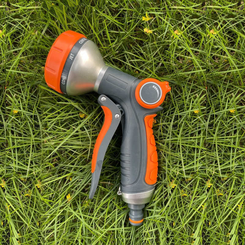 Noi 8 modele Pistol de apă pentru grădină Duză pentru furtun de înaltă presiune pentru udarea grădinii Pulverizator de spălat mașini Instrument de irigare a grădinii