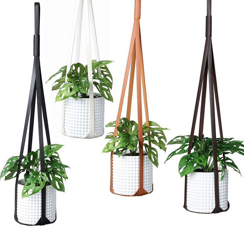 Balkono dekoras Vidinis oro pakabos diržas Namų dekoras Pakabinamas vazono laikiklis gėlių vazonų laikiklis Kabantys krepšeliai augalų kabykla