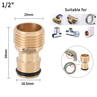 Augstspiediena pistoles sprausla ātrā savienojuma šļūtenes izsmidzināšanas smidzinātāja smidzināšanas sprausla Ūdens pistoles dārza regulējams spiediena mazgātājs dārza rīks