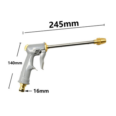 Pistol de Apă Grădină Aspersoare pentru Irigare Grădină Reglabil Spălătorie Auto Pistol de Apă de Udat Gazon 1 Buc