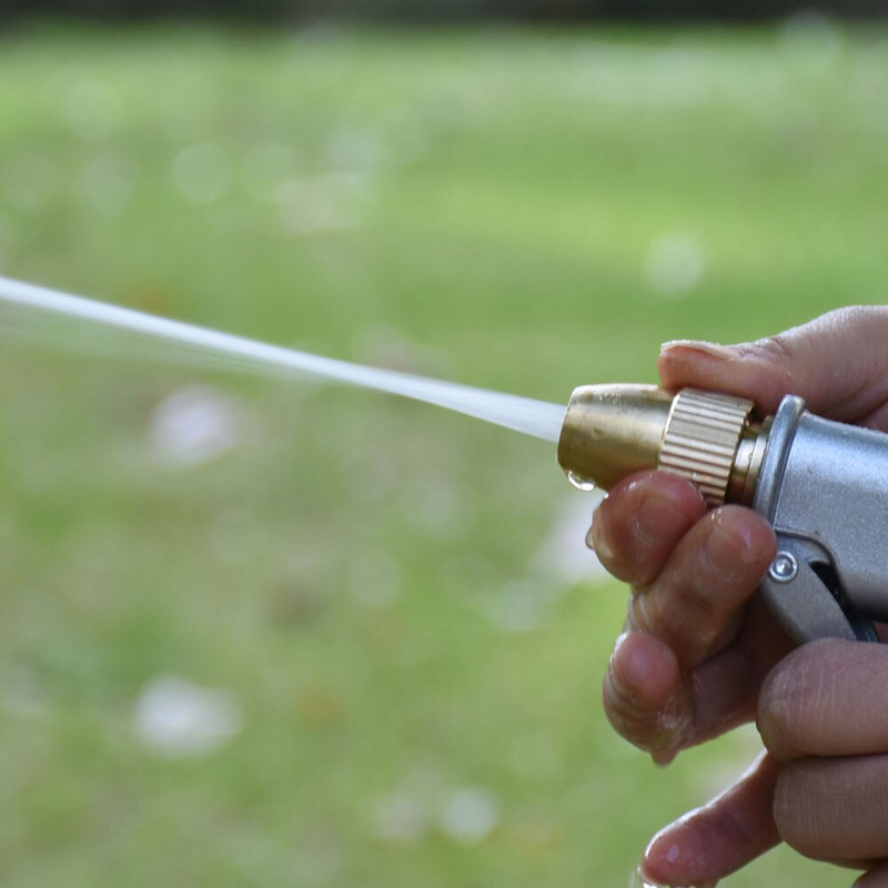 Pistol de Apă Grădină Aspersoare pentru Irigare Grădină Reglabil Spălătorie Auto Pistol de Apă de Udat Gazon 1 Buc