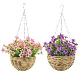Vânzări fierbinți 100% agățat de grădină agățat manual pentru plante de macrame umeraș pentru flori/ghiveci pentru decorarea peretelui grădina din județ