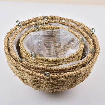 Hot Sales 100% Garden Hanging Χειροποίητο Macrame Κρεμάστρα φυτών λουλουδιών/γλαστρών Κρεμάστρα για διακόσμηση τοίχου Countyard Garden