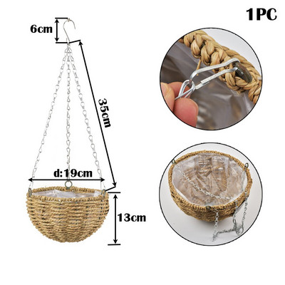 Vânzări fierbinți 100% agățat de grădină agățat manual pentru plante de macrame umeraș pentru flori/ghiveci pentru decorarea peretelui grădina din județ