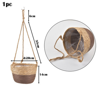 Vânzări fierbinți 100% agățat de grădină agățat manual pentru plante de macrame umeraș pentru flori/ghiveci pentru decorarea peretelui grădina din județ