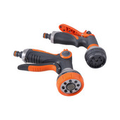 Pistol de apă durabil, reglabil, cu 8 funcții, pentru udarea gazonului, pentru spălarea mașinii, pistol de pulverizare multifuncțional, pentru ecologizarea grădinii, pistol de apă pentru irigare