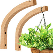 Sieninis geležinis laikiklis gėlių vazonui sodo augalų kabyklos kabliukas Šiaurės šalių namų dekoravimui su kokoso vazonu