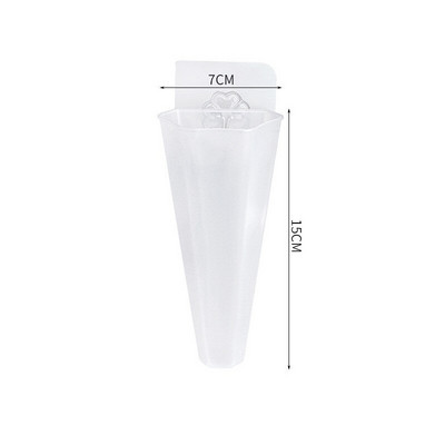 Ant sienos pakabinamas vazonas Kūrybinis plastikinis vazonas Pakabinamas gėlių vazonas Namų biuras Sodo apdaila Sieninė gėlių vaza