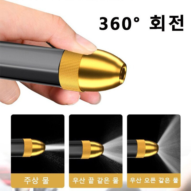 Buitinė aukšto slėgio žarna automobilių plovimo vandens pistoletas ilga vamzdis tiesioginio įpurškimo teleskopinis aukšto slėgio plovimo žarnos sodo valymo rinkinys