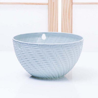 Függesztett kosár Ültető cserep Kerti növény Láncos ültetőgépek Dekoráció Műanyag 16x10cm