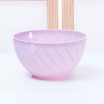 Függesztett kosár Ültető cserep Kerti növény Láncos ültetőgépek Dekoráció Műanyag 16x10cm