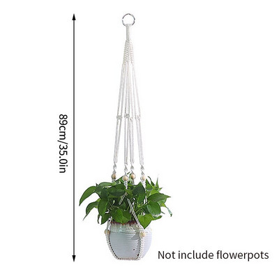 Coș pentru plante agățat Ghivece de flori Umerașe lucrate manual macrame balcon agățat ghiveci de plante pentru grădină curte Boho Decor acasă