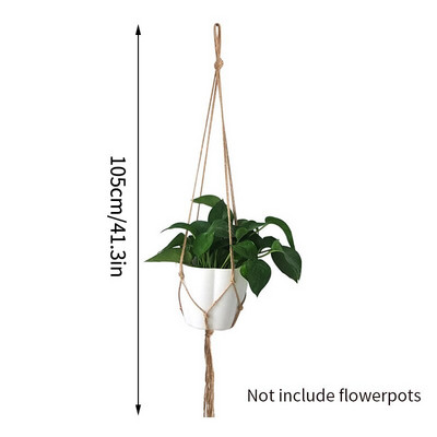 Coș pentru plante agățat Ghivece de flori Umerașe lucrate manual macrame balcon agățat ghiveci de plante pentru grădină curte Boho Decor acasă