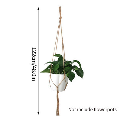 Coș pentru plante agățat Ghivece de flori Umerașe lucrate manual macrame balcon agățat ghiveci de plante pentru grădină curte Boho Decor acasă