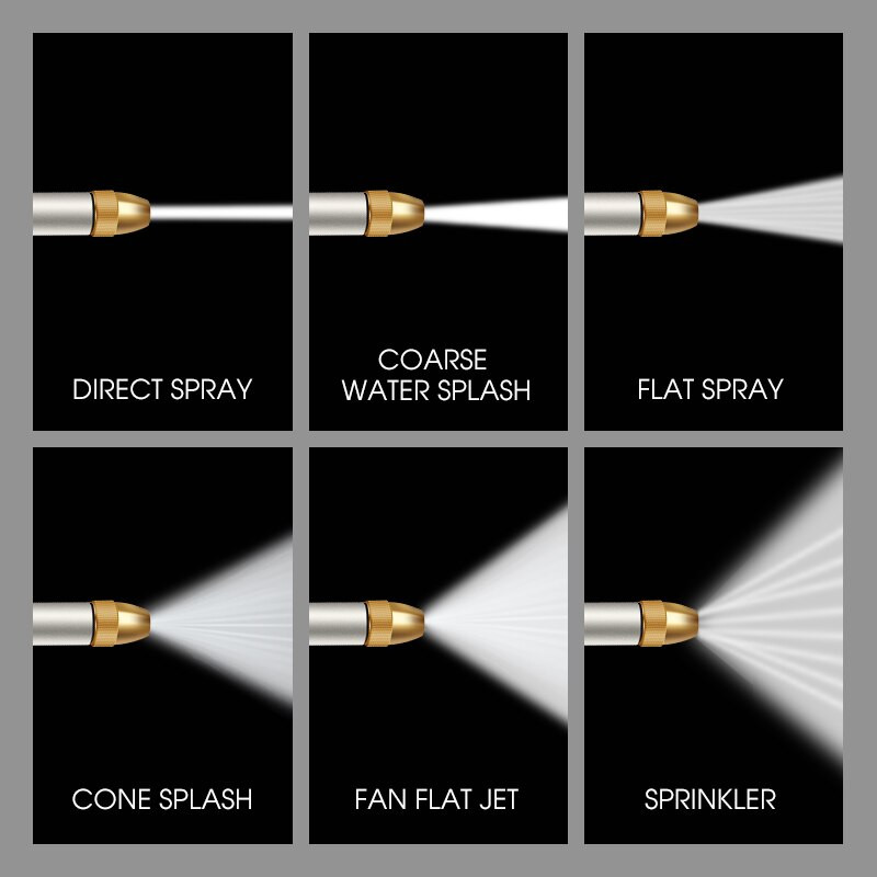 Sodo žarnos antgalis aukšto slėgio purškimo antgalio valiklis su muilo dozatoriumi buteliukas sniego putų vandens pistoletas laistymo purkštuvas automobilių ploviklis