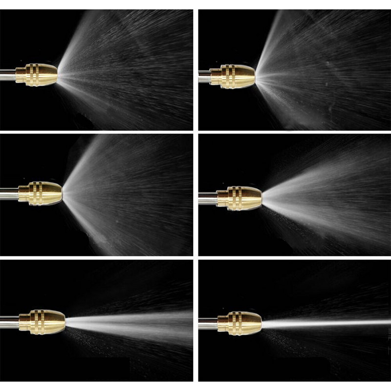 Pistol de apă Mașină de spălat mașină Comenzi debit variabil Duză pentru furtun de grădină Jet de apă cu jet de înaltă Instrument de curățare a stropitoarelor
