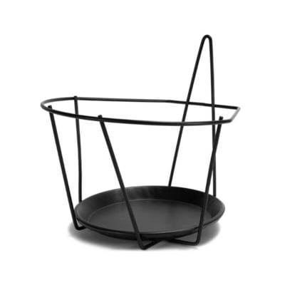 Iron Art függő kosár virágcserep tartó erkély sín cserepes növénytartó ültető XX9B