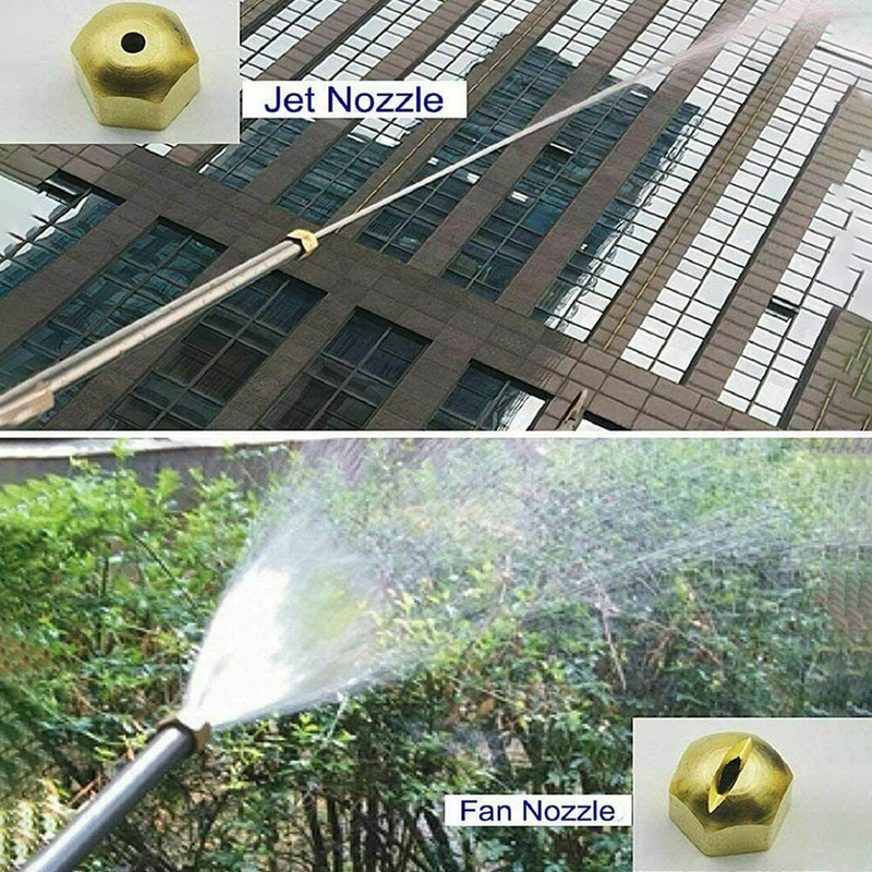 Új autó nagynyomású vízpisztoly 46 cm-es Jet kerti mosó tömlő pálca fúvóka permetező öntöző spray sprinkler tisztítóeszköz