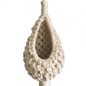 Lógas kosár kézzel készített szövés ananász formájú gobelin hálótáska tereprendezés pamut makramé virágtartó nappaliba 2022