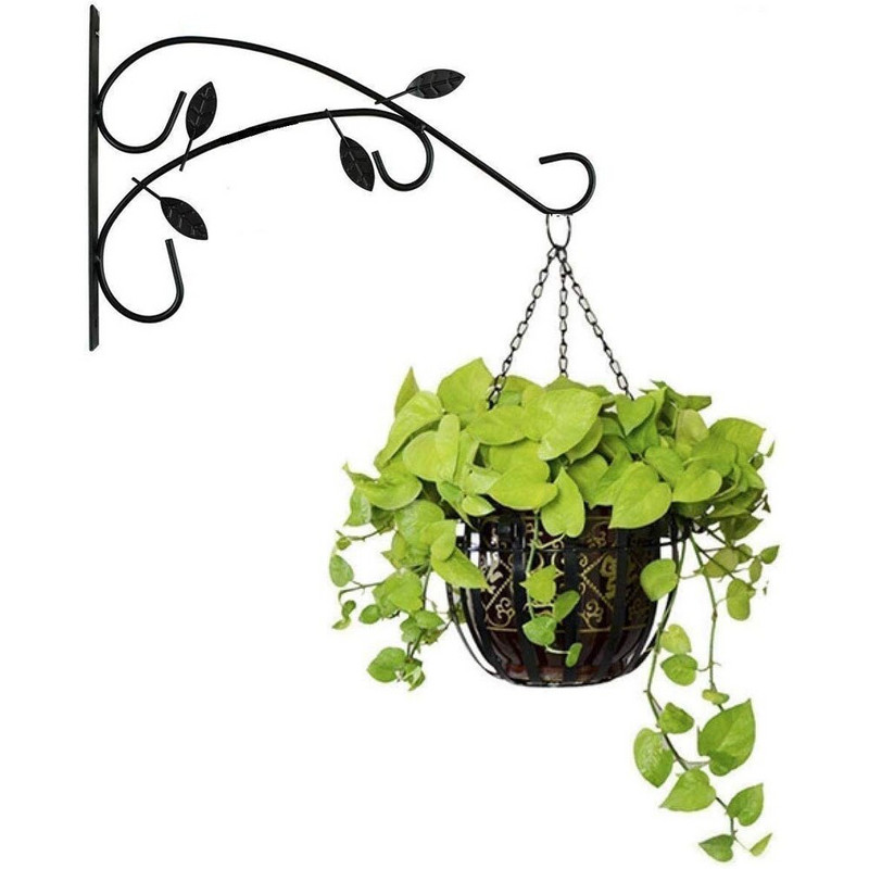 1PC Suport plante suspendate în stil european cârlige de jardinieră de perete ghiveci de flori lanterne de fier cuier pentru grădină, în aer liber, interioară, terasă
